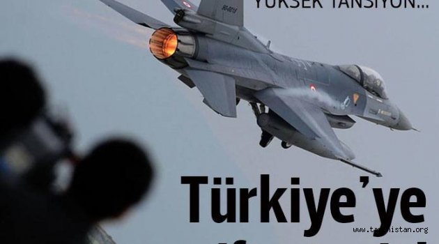 Türk uçakları taciz edildi!