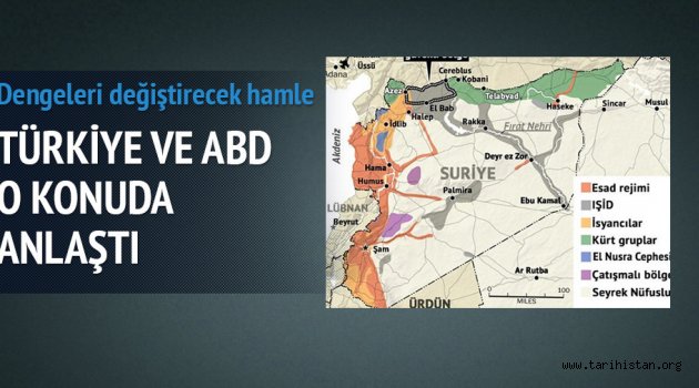 Türkiye ve ABD "IŞİD'den arındırılmış bölge" konusunda anlaştı
