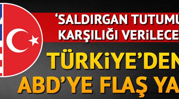 Türkiye'den ABD'ye 'yaptırım' yanıtı