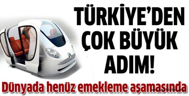 Türkiye'den insansız taksi atağı