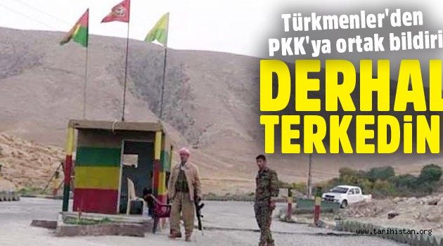 Türkmenler'den PKK'ya karşı ortak bildiri